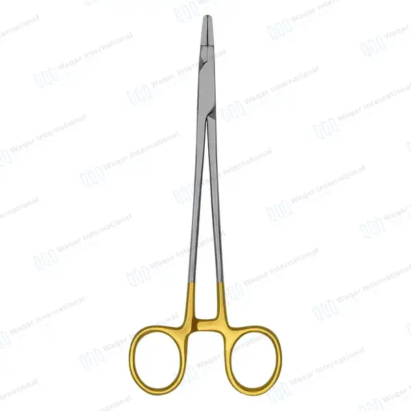 TC Ryder Needle Holder 9″ Serrated Tungsten Carbide Inserts - surgical instruments manufactured by Waqar International, Sialkot - view 7