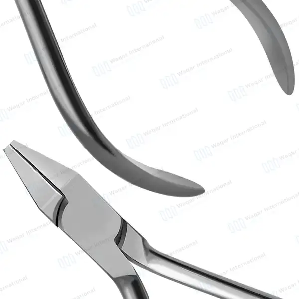 Adams Prosthetics Orthodontic Plier 5″ Flat Pyramid Beaks - surgical instruments manufactured by Waqar International, Sialkot - view 6