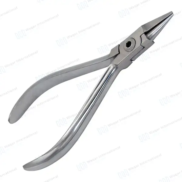 Bird Beak Pliers 5.25″ (13.3cm) Orthodontic Instrument - surgical instruments manufactured by Waqar International, Sialkot - view 5