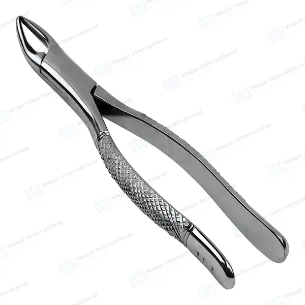 Dental Extracting Forceps #101 for Upper & Lower Premolars - dental instruments manufactured by Waqar International, Sialkot - view 2
