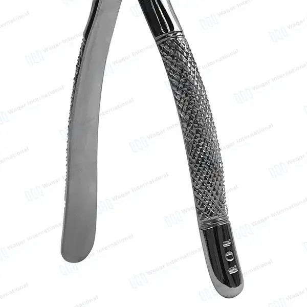 Dental Extracting Forceps #101 for Upper & Lower Premolars - dental instruments manufactured by Waqar International, Sialkot - view 4