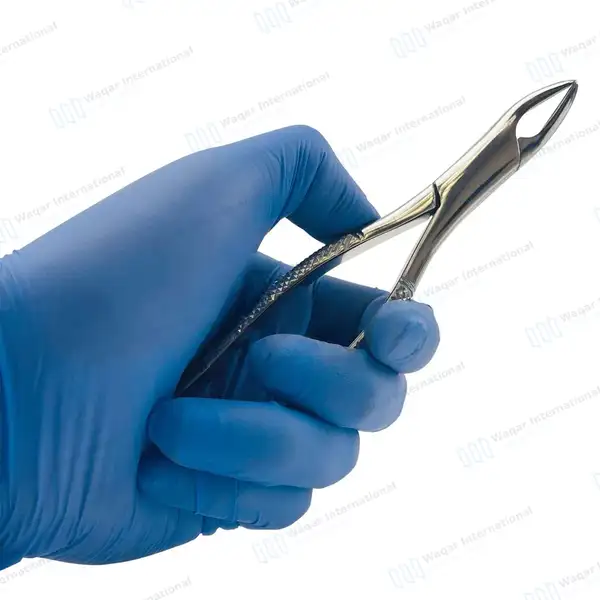 Dental Extracting Forceps #101 for Upper & Lower Premolars - dental instruments manufactured by Waqar International, Sialkot - view 9