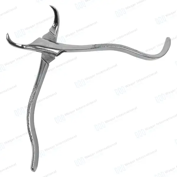 3 American Extracting Forceps #16 Lower 1st & 2nd Molars - dental instruments manufactured by Waqar International, Sialkot - view 5