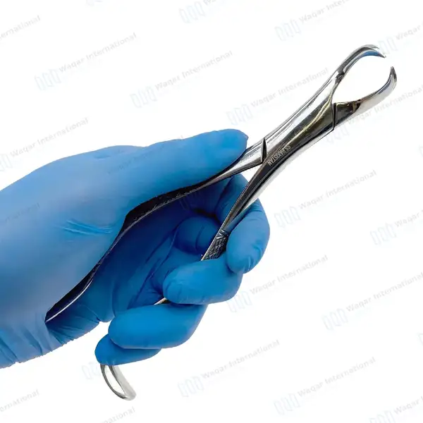 3 American Extracting Forceps #16 Lower 1st & 2nd Molars - dental instruments manufactured by Waqar International, Sialkot - view 7