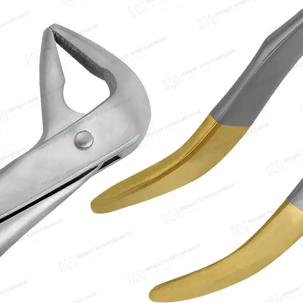 T/C Extracting Forceps #859 for Lower Root & Molars, Delicate - surgical instruments manufactured by Waqar International, Sialkot - view 7