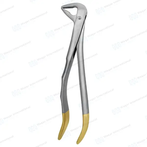 T/C Extracting Forceps #859 for Lower Root & Molars, Delicate - surgical instruments manufactured by Waqar International, Sialkot - view 8