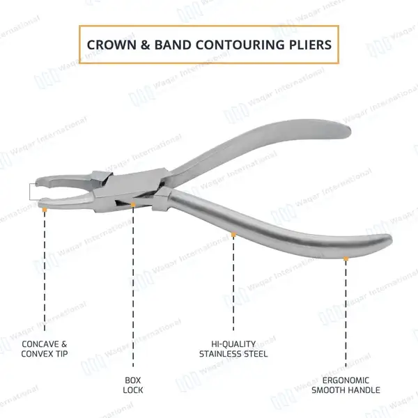 Johnson Prosthetics Orthodontia 5.5″ - surgical instruments manufactured by Waqar International, Sialkot - view 3