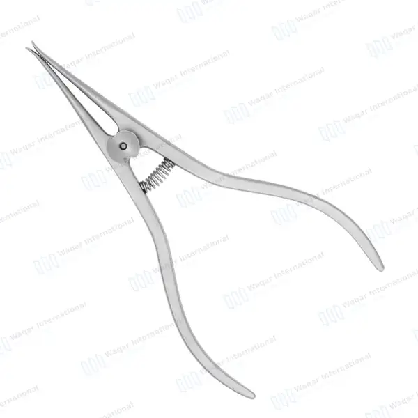 Steiner Ligature Tying Plier 6″ with Tapered Grooved Tips - surgical instruments manufactured by Waqar International, Sialkot - view 5
