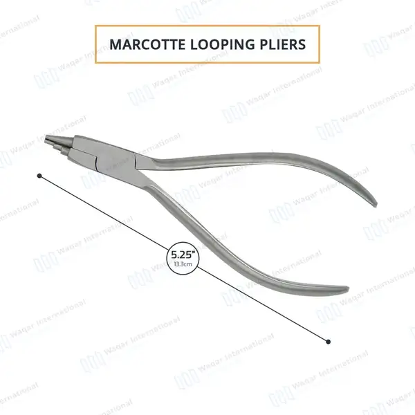 Marcotte Looping Plier 5.25″ Orthodontic Dental Instruments - surgical instruments manufactured by Waqar International, Sialkot - view 3