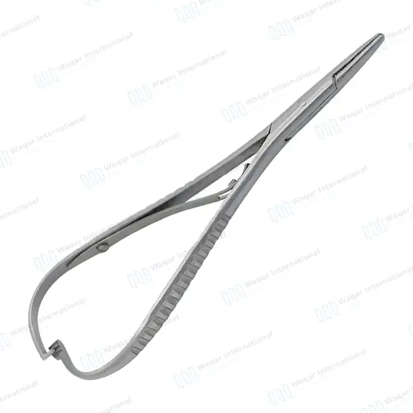 Mathieu Ligature Elastic Placing Plier 5.5″ Wide Tip - surgical instruments manufactured by Waqar International, Sialkot - view 7
