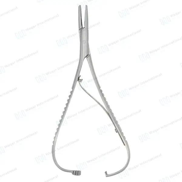 Mathieu Ligature Elastic Placing Plier 5.5″ Wide Tip - surgical instruments manufactured by Waqar International, Sialkot - view 8
