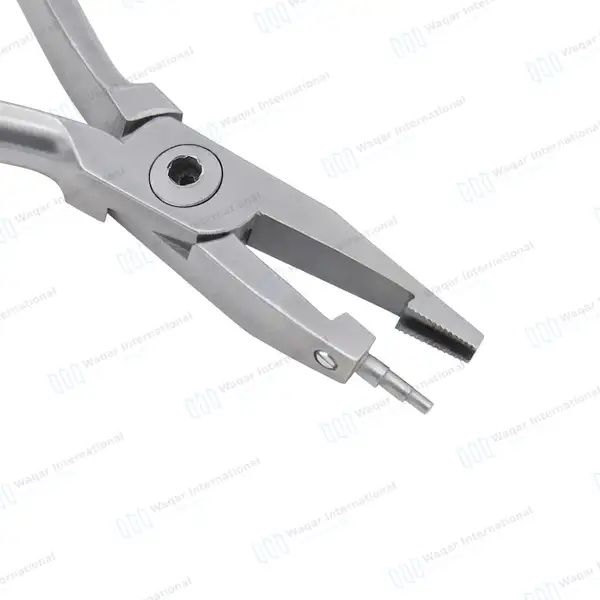 Omega Loop Forming Plier 5.5″ Tweed Style Helical Tip - surgical instruments manufactured by Waqar International, Sialkot - view 4