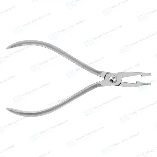 Omega Loop Forming Plier 5.5″ Tweed Style Helical Tip - surgical instruments manufactured by Waqar International, Sialkot - view 6