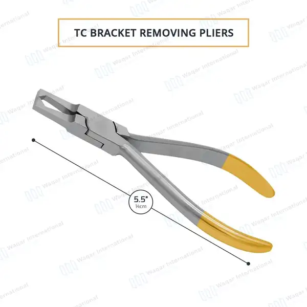 TC Bracket Remover Plier 5.5″ Straight - surgical instruments manufactured by Waqar International, Sialkot - view 3