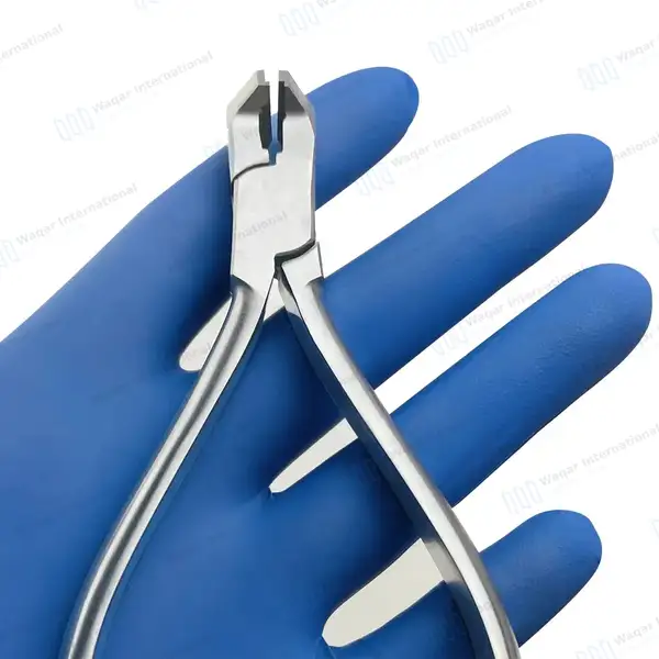 Universal Cut and Hold Distal End Cutter 4.5″ Brace Wire Cutting Plier - surgical instruments manufactured by Waqar International, Sialkot - view 8