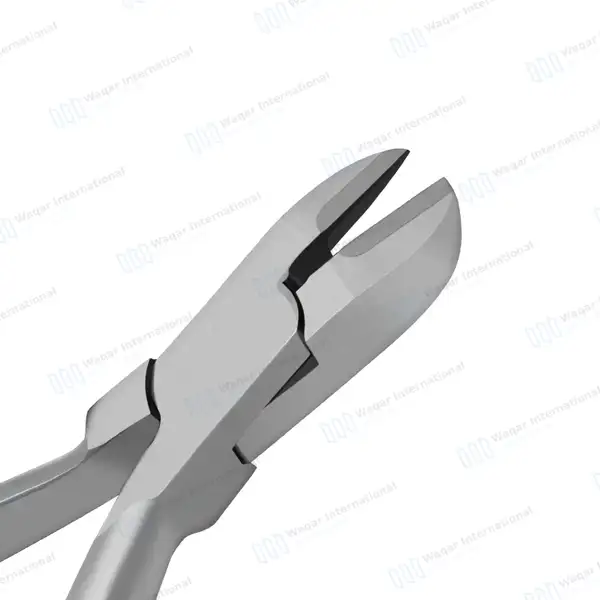 TC Hard Wire Cutter 15 Degree Curved Orthodontic Pliers - surgical instruments manufactured by Waqar International, Sialkot - view 2