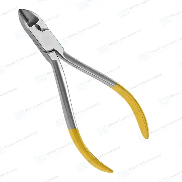 TC Hard Wire Cutter 15 Degree Curved Orthodontic Pliers - surgical instruments manufactured by Waqar International, Sialkot - view 6