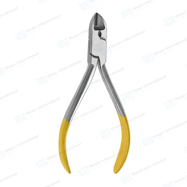 TC Hard Wire Cutter 15 Degree Curved Orthodontic Pliers - surgical instruments manufactured by Waqar International, Sialkot - view 7
