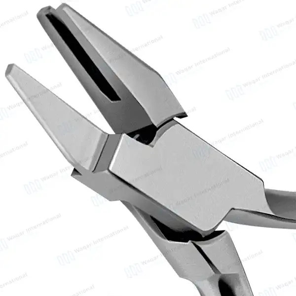 Three Prong Plier Orthodontic Dental Instrument - surgical instruments manufactured by Waqar International, Sialkot - view 2