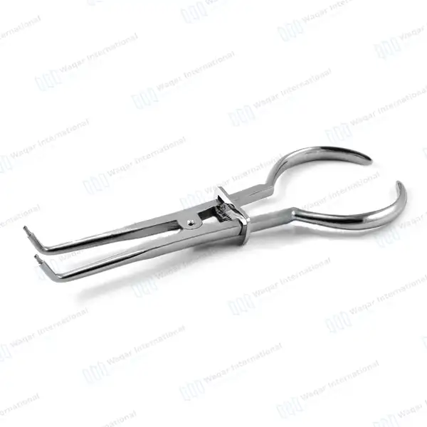 Stokes Rubber Dam Clamp 7″ with Lock Handle - surgical instruments manufactured by Waqar International, Sialkot - view 3