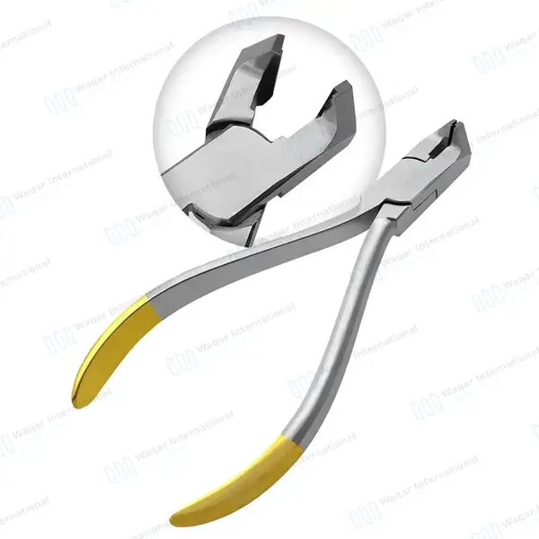 Bracket Holding Tweezers Hard Wire Cutter Probes Ortho Essentials Kit - surgical instruments manufactured by Waqar International, Sialkot - view 4