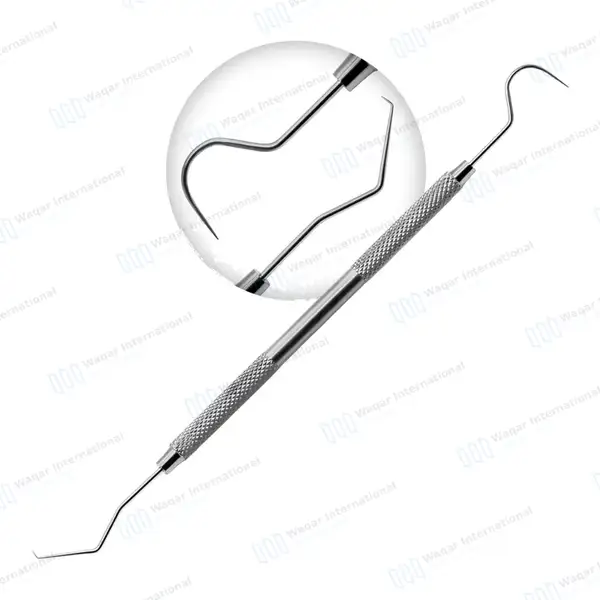 7 Pcs Dental and Surgical Mathieu Needle Tweezers Probes Lab Kit - surgical instruments manufactured by Waqar International, Sialkot - view 9