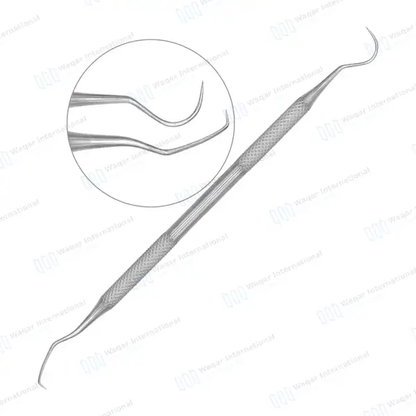 Dental Oral Teeth Cleaning Inspection Explorer Tartar Calculus Plaque Remover - surgical instruments manufactured by Waqar International, Sialkot - view 5