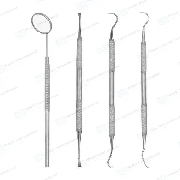 Dental Oral Teeth Cleaning Inspection Explorer Tartar Calculus Plaque Remover - surgical instruments manufactured by Waqar International, Sialkot - view 7