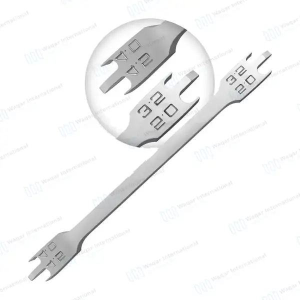 Dental Orthodontic Kit Ligature Tucker Elastic Forcep Band Pusher Bracket Guage - surgical instruments manufactured by Waqar International, Sialkot - view 7
