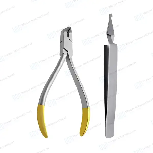 2 Pcs Distal End Cutter Bracket Tweezers Dental Orthodontics Lab Kit - surgical instruments manufactured by Waqar International, Sialkot - view 2
