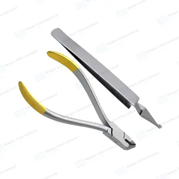 2 Pcs Distal End Cutter Bracket Tweezers Dental Orthodontics Lab Kit - surgical instruments manufactured by Waqar International, Sialkot - view 6