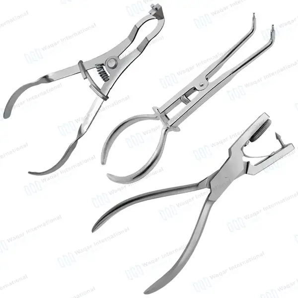 Dental Stokes & Iv Clamp Punch Pliers Forcep Orthodontic Set - surgical instruments manufactured by Waqar International, Sialkot - view 3