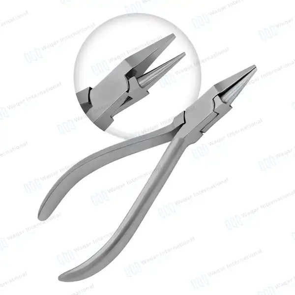 3 Orthodontic Band Seating Placing Aderer Plier Bird Beak Plier Wire Bending Tool - surgical instruments manufactured by Waqar International, Sialkot - view 4