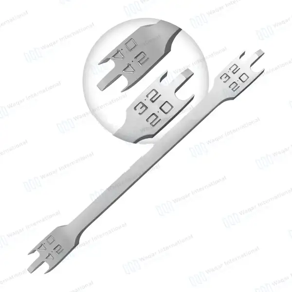 T/C Distal End Cutter Weingart Pliers Mathieu Needle & Gauge 4 Pcs Orthodontic Tools - surgical instruments manufactured by Waqar International, Sialkot - view 4