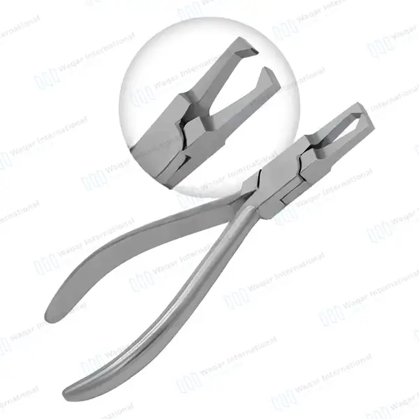 3 Orthodontic Pliers Set Bracket Remover TC Hard Wire & Distal End Cutter - surgical instruments manufactured by Waqar International, Sialkot - view 4