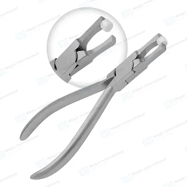 3 Pliers for Orthodontic Dentistry Band Remover How Crown Mathieu Needle Holder - surgical instruments manufactured by Waqar International, Sialkot - view 5