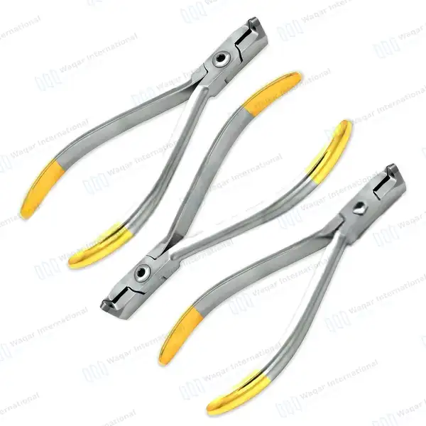 3 Pcs TC Universal Distal End Cutter Pliers for Orthodontics - surgical instruments manufactured by Waqar International, Sialkot - view 2
