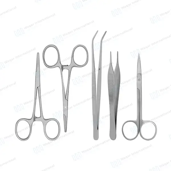 5 Pcs Veterinary Basic Diagnostic Kit Suture Surgery Dental Nurse Student - surgical instruments manufactured by Waqar International, Sialkot - view 2
