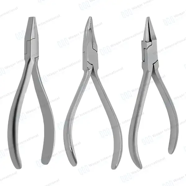 3 Wire Bending Ortho Pliers of Orthodontic Weingart – Bird Beak – Loop forming - surgical instruments manufactured by Waqar International, Sialkot - view 2