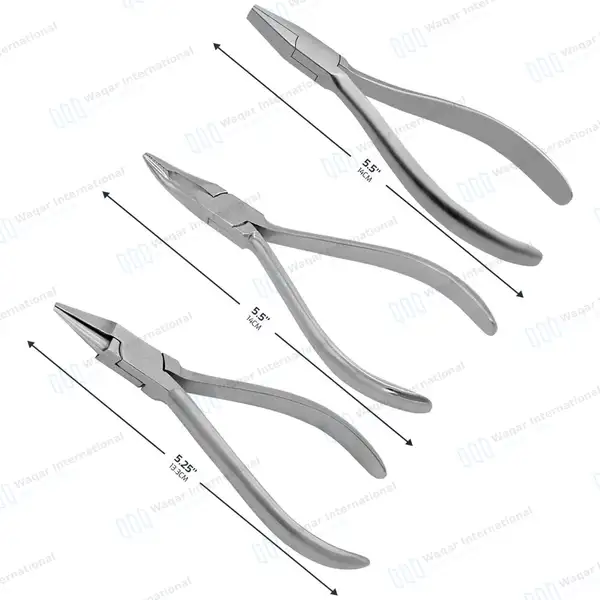 3 Wire Bending Ortho Pliers of Orthodontic Weingart – Bird Beak – Loop forming - surgical instruments manufactured by Waqar International, Sialkot - view 3