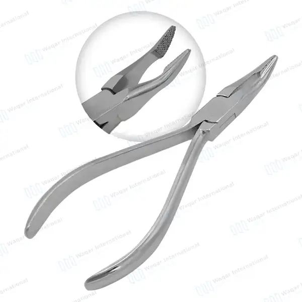 3 Wire Bending Ortho Pliers of Orthodontic Weingart – Bird Beak – Loop forming - surgical instruments manufactured by Waqar International, Sialkot - view 4