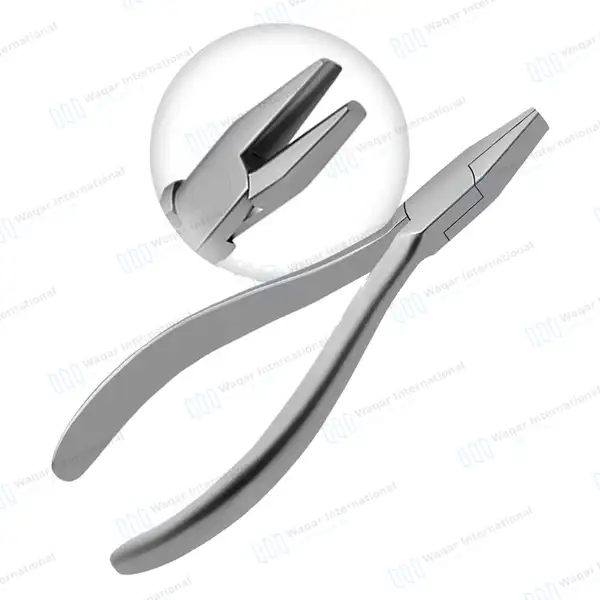 3 Wire Bending Ortho Pliers of Orthodontic Weingart – Bird Beak – Loop forming - surgical instruments manufactured by Waqar International, Sialkot - view 5