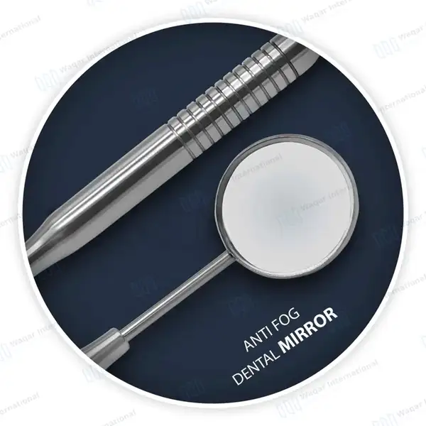 3 Pcs Tartar Calculus Plaque Remover Tooth Scraper Dental Mirror & Probe #5 Set - surgical instruments manufactured by Waqar International, Sialkot - view 5
