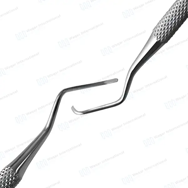 Dental Columbia Universal Curette 4R/4L Double Ended - surgical instruments manufactured by Waqar International, Sialkot - view 5