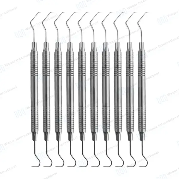 10 Pcs Dental Explorer Probe #5 Hollow Handle - surgical instruments manufactured by Waqar International, Sialkot - view 2