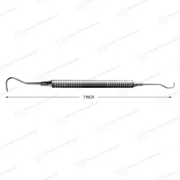 Sickle Scaler Anterior Towner Jacquette U15-33 Hollow Handle - surgical instruments manufactured by Waqar International, Sialkot - view 3