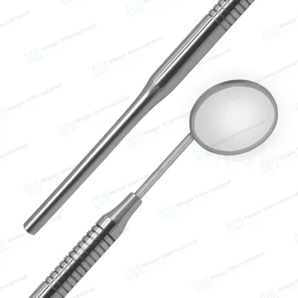 2 Pcs Dental Mouth Mirror Tartar Calculus Remover Tooth Scraper Kit – Hollow - surgical instruments manufactured by Waqar International, Sialkot - view 4