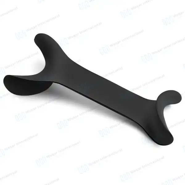 2 Cheek Retractor Dental Orthodontic Surgical Black Coated - surgical instruments manufactured by Waqar International, Sialkot - view 8