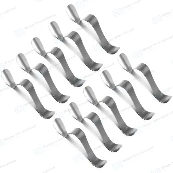 10 Pcs Bishop Lip & Cheek Retractor Set – Double Ended - surgical instruments manufactured by Waqar International, Sialkot - view 2
