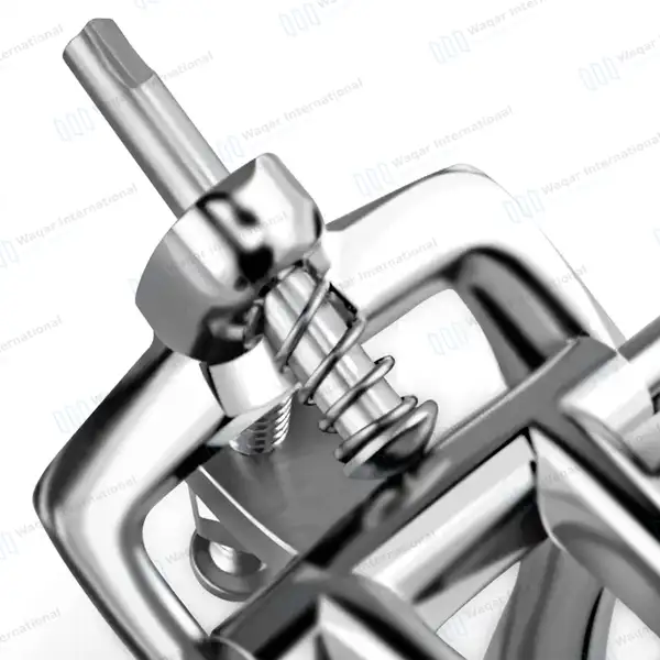 3 Dental Crown Bridge Articulator Small Chrome Plated - surgical instruments manufactured by Waqar International, Sialkot - view 2